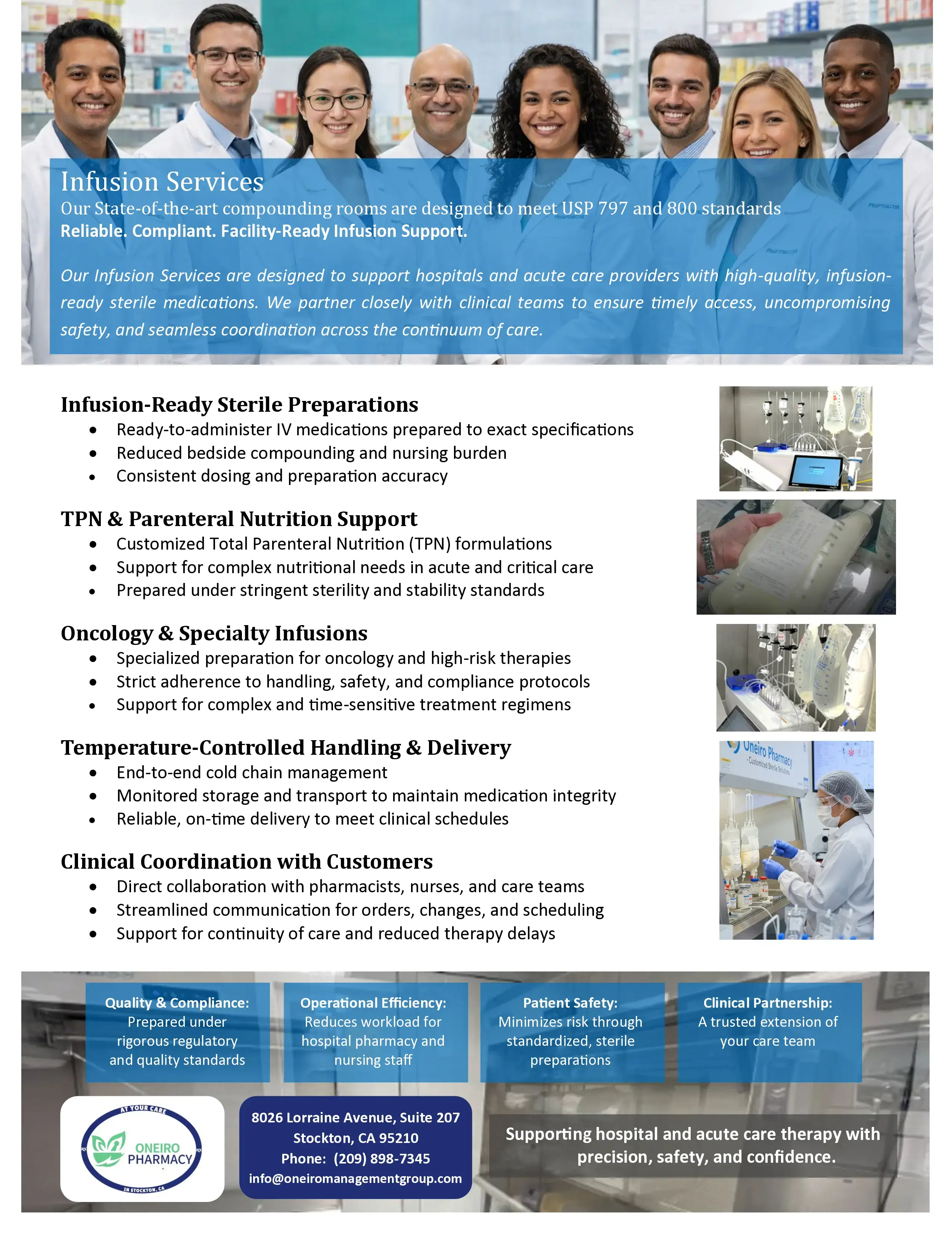 Infusion Services Flyer 2026